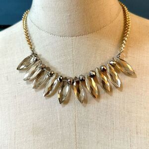 Simply Vera gold tone rhinestone necklace